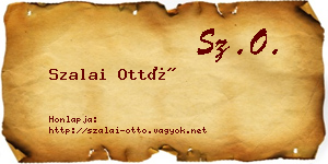 Szalai Ottó névjegykártya
